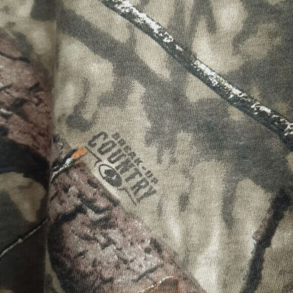 WALLS X MOSSY OAK | Camo Crewneck Long Shirt T-Shirt Tee Sz L - Picture 7 of 12